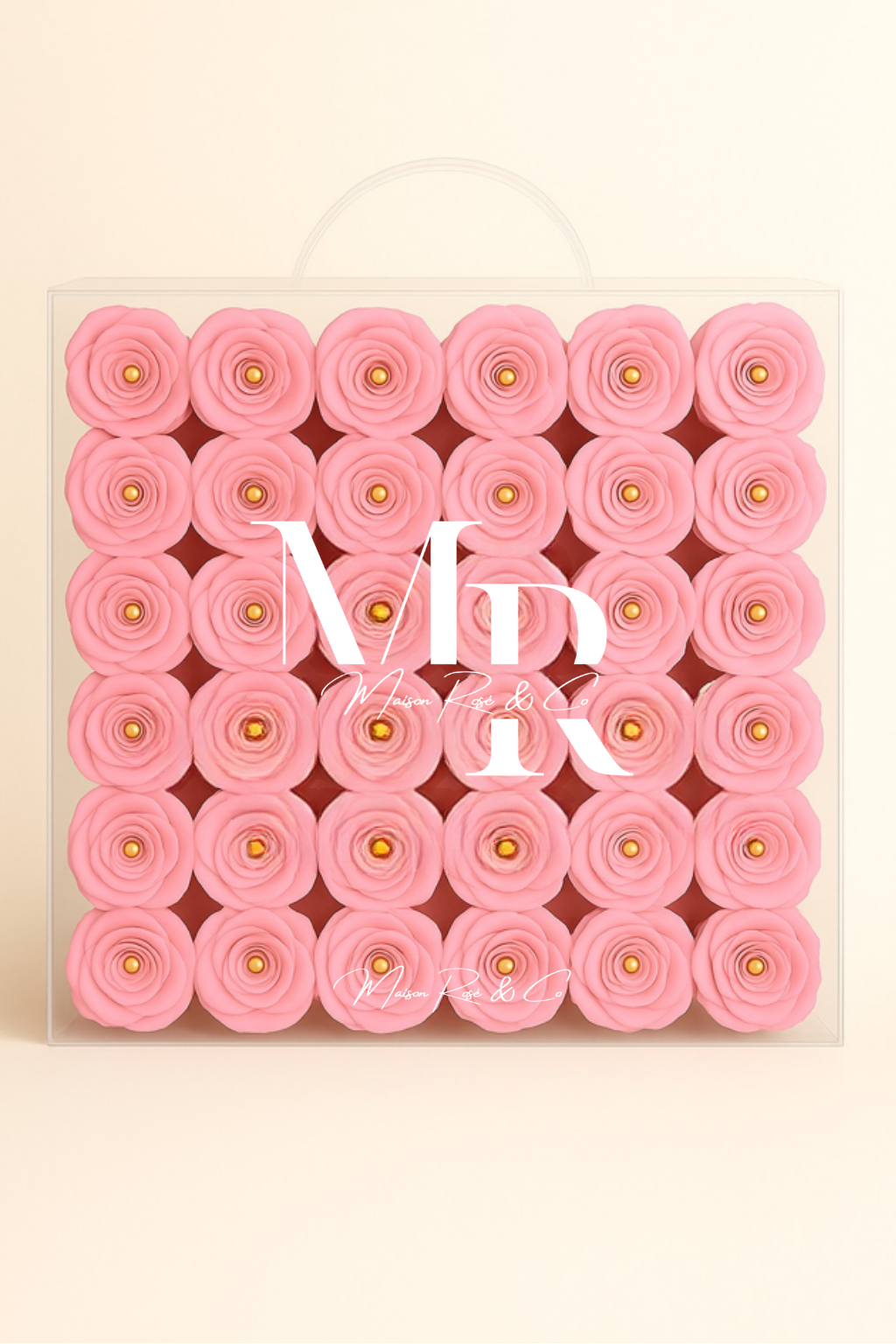 Bouquets – Maison Rosé Florea Bag con Oro