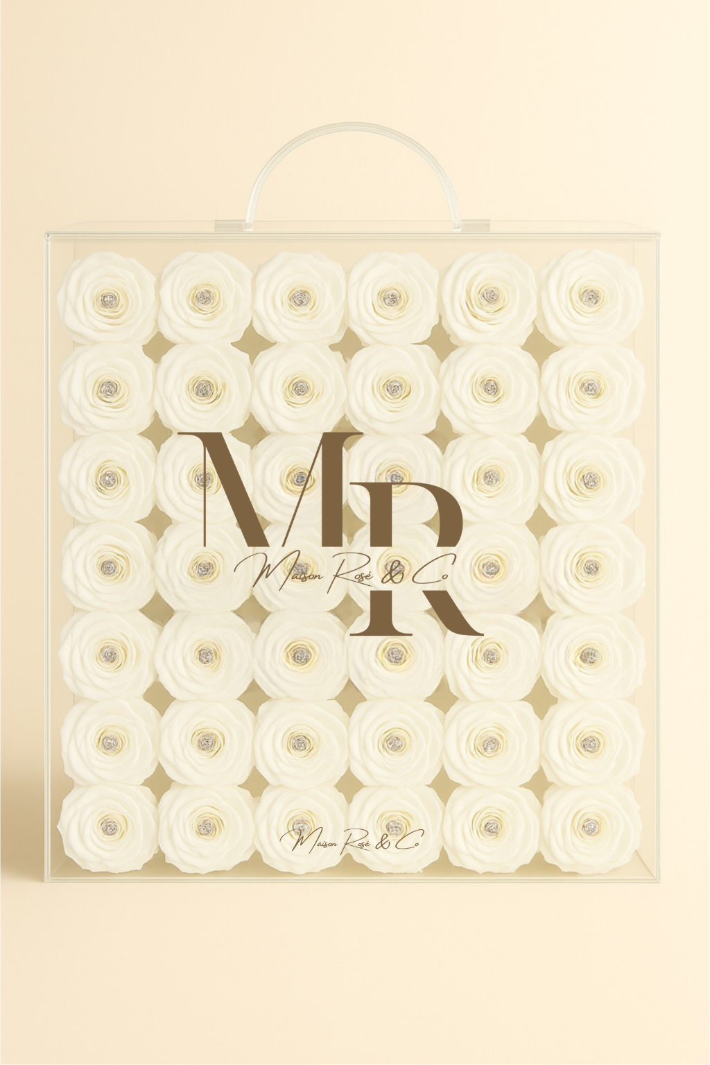 Bouquets – Maison Rosé Florea Bag con Perlas