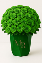 Bouquets – Maison Rosé Maceta Perlada Verde Esmeralda